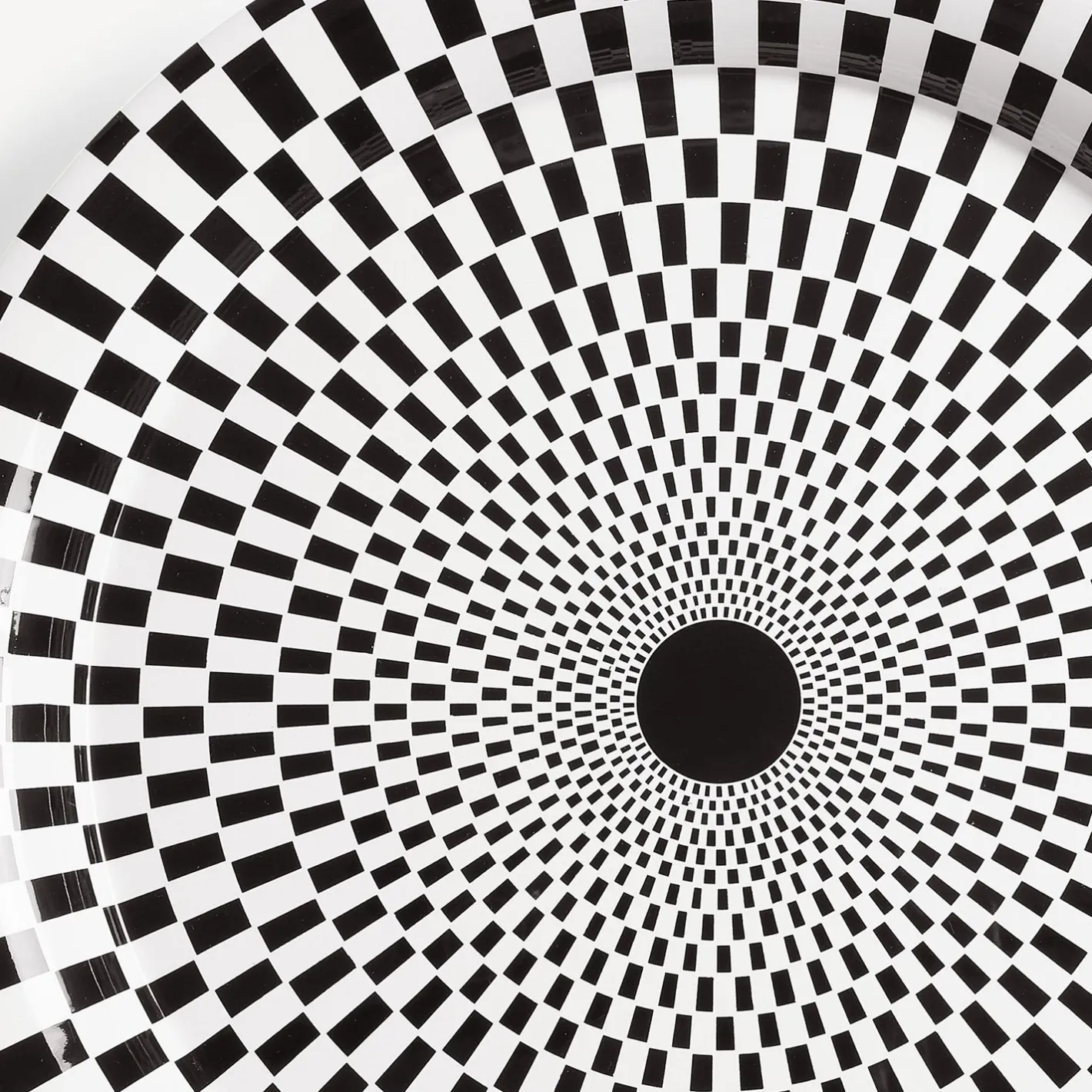 Fornasetti Vassoi E Pliants Decorativi^Vassoio Egocentrismo Bianco Nero