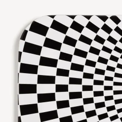 Fornasetti Vassoi E Pliants Decorativi^Vassoio Egocentrismo Bianco Nero
