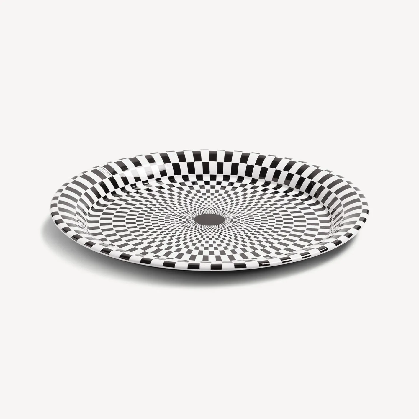 Fornasetti Vassoi E Pliants Decorativi^Vassoio Egocentrismo Bianco Nero