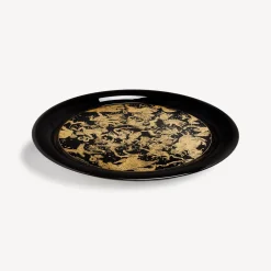 Fornasetti Vassoi E Pliants Decorativi^Vassoio Emisfero Oro/Nero