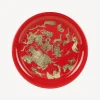 Fornasetti Vassoi E Pliants Decorativi^Vassoio Emisfero Oro/Rosso