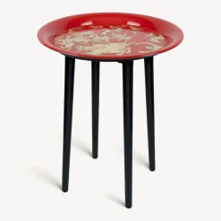 Fornasetti Vassoi E Pliants Decorativi^Vassoio Emisfero Oro/Rosso