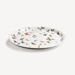 Fornasetti Vassoi E Pliants Decorativi^Vassoio Farfalle Multicolore
