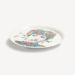 Fornasetti Vassoi E Pliants Decorativi^Vassoio Fior Di Lina Multicolore
