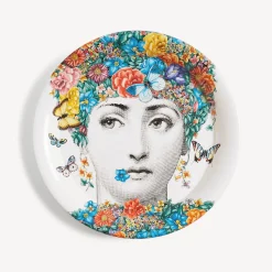 Fornasetti Vassoi E Pliants Decorativi^Vassoio Fior Di Lina Multicolore