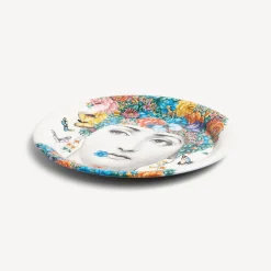 Fornasetti Vassoi E Pliants Decorativi^Vassoio Fior Di Lina Multicolore
