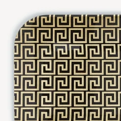 Fornasetti Vassoi E Pliants Decorativi^Vassoio Greca Oro/Nero