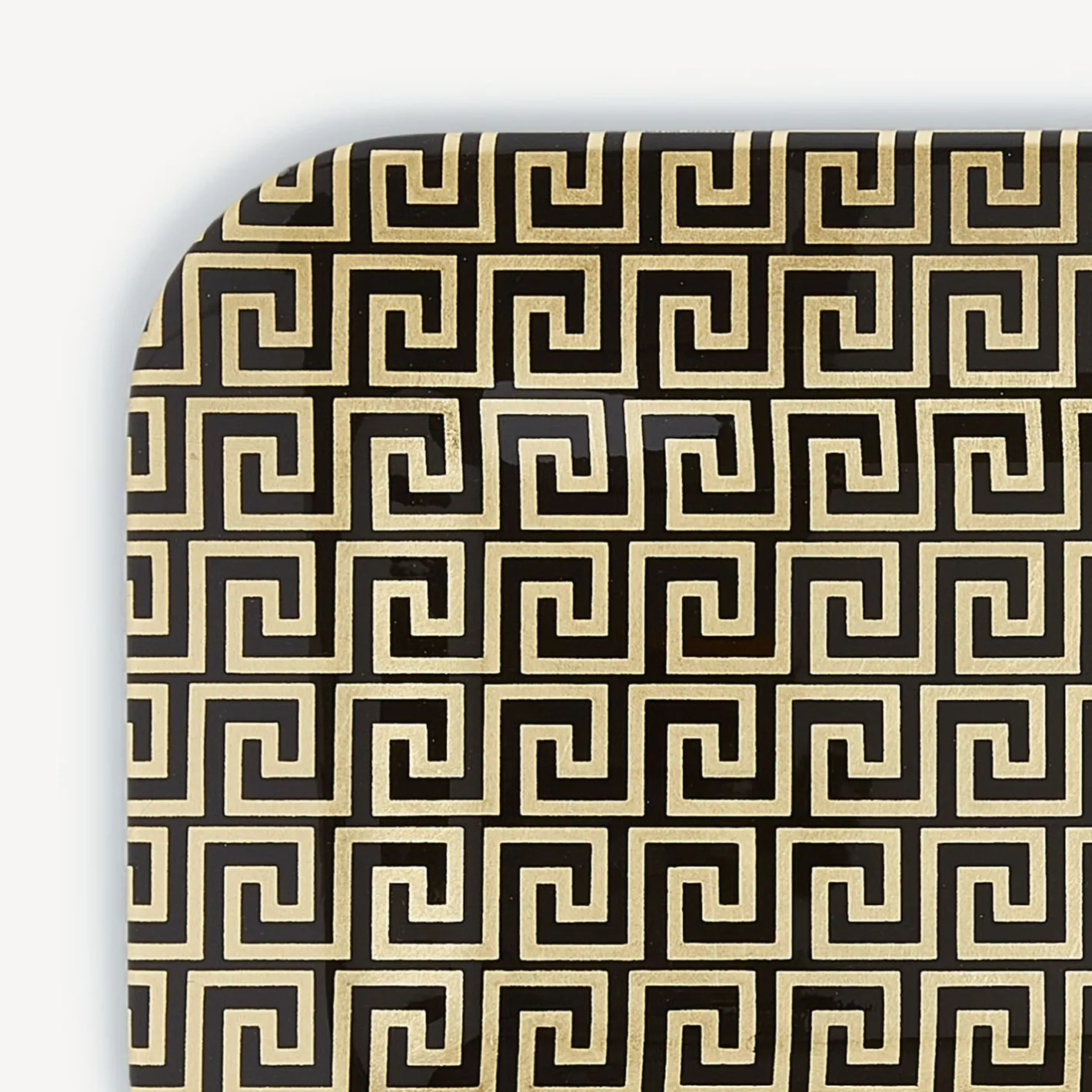 Fornasetti Vassoi E Pliants Decorativi^Vassoio Greca Oro/Nero