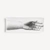 Fornasetti Vassoi Decorativi^Vassoio Mano Bianco Nero