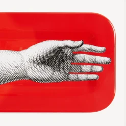 Fornasetti Vassoi E Pliants Decorativi^Vassoio Mano Bianco/Nero/Rosso