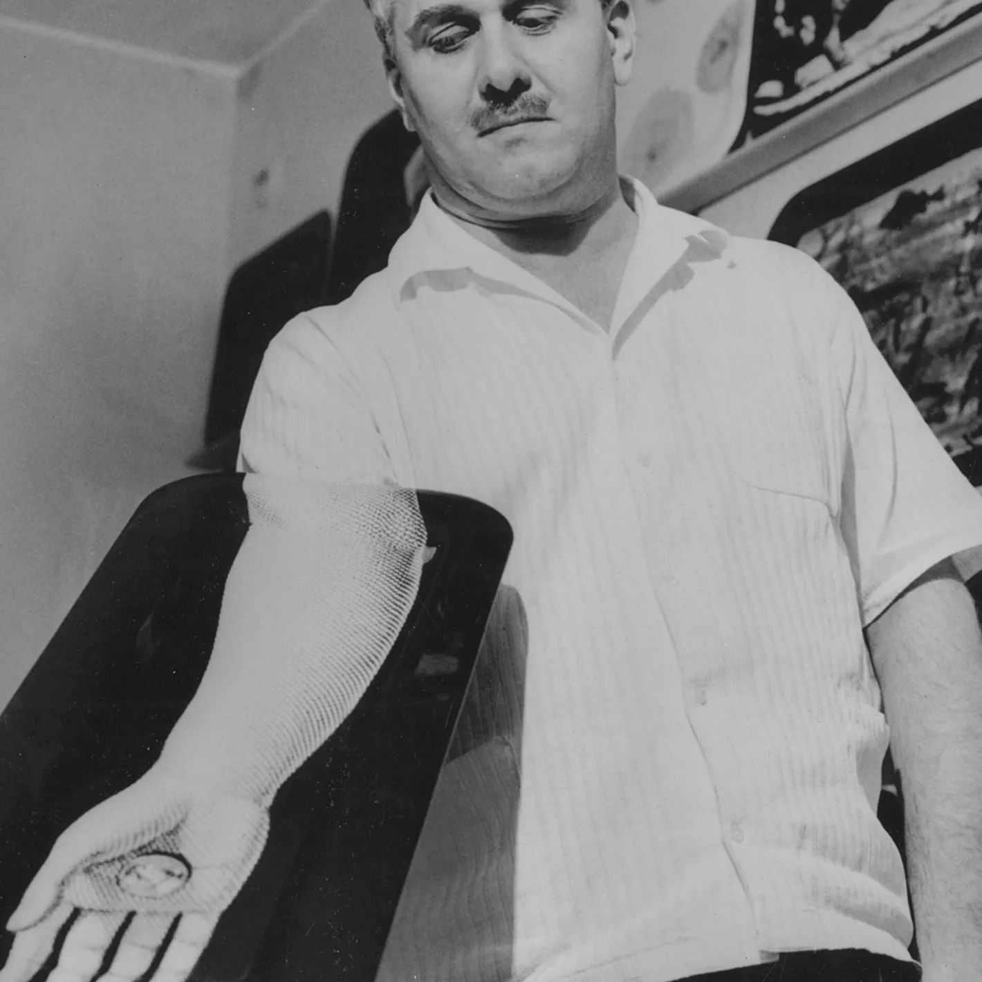 Fornasetti Vassoi E Pliants Decorativi^Vassoio Mano Bianco/Nero/Rosso
