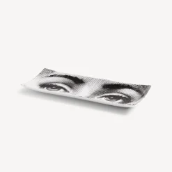 Fornasetti Vassoi Decorativi^Vassoio Occhi Bianco Nero