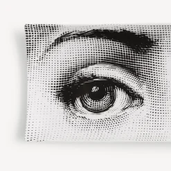 Fornasetti Vassoi Decorativi^Vassoio Occhi Bianco Nero