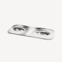 Fornasetti Vassoi E Pliants Decorativi^Vassoio Occhi Bianco Nero