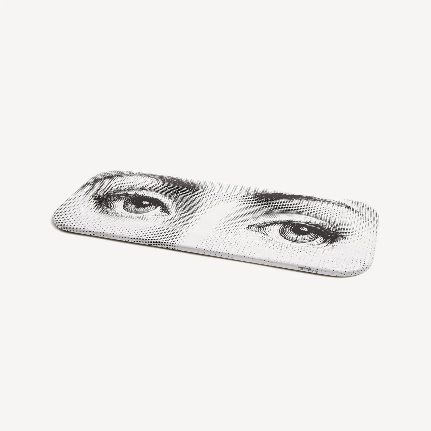 Fornasetti Vassoi E Pliants Decorativi^Vassoio Occhi Bianco Nero