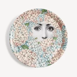 Fornasetti Vassoi E Pliants Decorativi^Vassoio Ortensia Multicolore