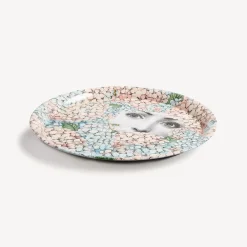 Fornasetti Vassoi E Pliants Decorativi^Vassoio Ortensia Multicolore