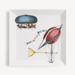 Fornasetti Vassoi Decorativi^Vassoio Palloni N.5 Multicolore