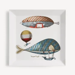 Fornasetti Vassoi Decorativi^Vassoio Palloni N.4 Multicolore