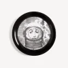 Fornasetti Vassoi E Pliants Decorativi^Vassoio Palombara Bianco Nero