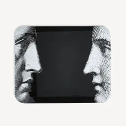 Fornasetti Vassoi E Pliants Decorativi^Vassoio Profili Bianco Nero
