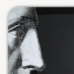 Fornasetti Vassoi E Pliants Decorativi^Vassoio Profili Bianco Nero