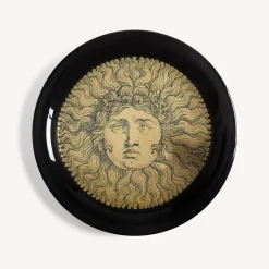 Fornasetti Vassoi E Pliants Decorativi^Vassoio Re Sole Bianco/Nero/Oro