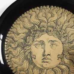 Fornasetti Vassoi E Pliants Decorativi^Vassoio Re Sole Bianco/Nero/Oro