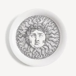 Fornasetti Vassoi E Pliants Decorativi^Vassoio Re Sole Bianco Nero