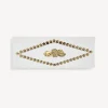 Fornasetti Vassoi Decorativi^Vassoio Rettangolare Giro Di Conchiglie Bianco/Nero/Oro