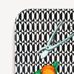 Fornasetti Vassoi E Pliants Decorativi^Vassoio Rettangolare Oggetti E Frutti Su Geometrico Multicolore