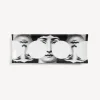 Fornasetti Vassoi Decorativi^Vassoio Rettangolare Tema E Variazioni N.149 Bianco Nero