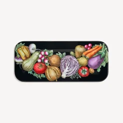 Fornasetti Vassoi E Pliants Decorativi^Vassoio Rettangolare Verdura Multicolore