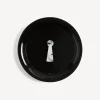 Fornasetti Vassoi E Pliants Decorativi^Vassoio Serratura On Bianco Nero