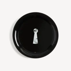 Fornasetti Vassoi E Pliants Decorativi^Vassoio Serratura On Bianco Nero