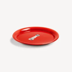 Fornasetti Vassoi E Pliants Decorativi^Vassoio Serratura Rosso Bianco/Nero/Rosso