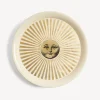 Fornasetti Vassoi E Pliants Decorativi^Vassoio Sole Raggiante Oro/Bianco