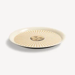 Fornasetti Vassoi E Pliants Decorativi^Vassoio Sole Raggiante Oro/Bianco