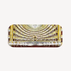 Fornasetti Vassoi E Pliants Decorativi^Vassoio Teatro Alla Scala Interno Multicolore