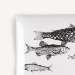 Fornasetti Vassoi Decorativi^Vassoio Tema E Variazioni N.392 Bianco Nero