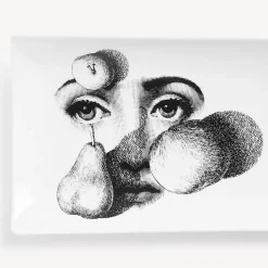 Fornasetti Vassoi Decorativi^Vassoio Tema E Variazioni N.218 Bianco Nero