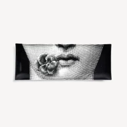 Fornasetti Vassoi Decorativi^Vassoio Tema E Variazioni N.137 Bianco Nero