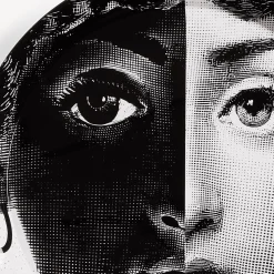 Fornasetti Vassoi E Pliants Decorativi^Vassoio Tema E Variazioni N.222 Bianco Nero