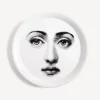 Fornasetti Vassoi E Pliants Decorativi^Vassoio Tema E Variazioni N.6 Bianco Nero