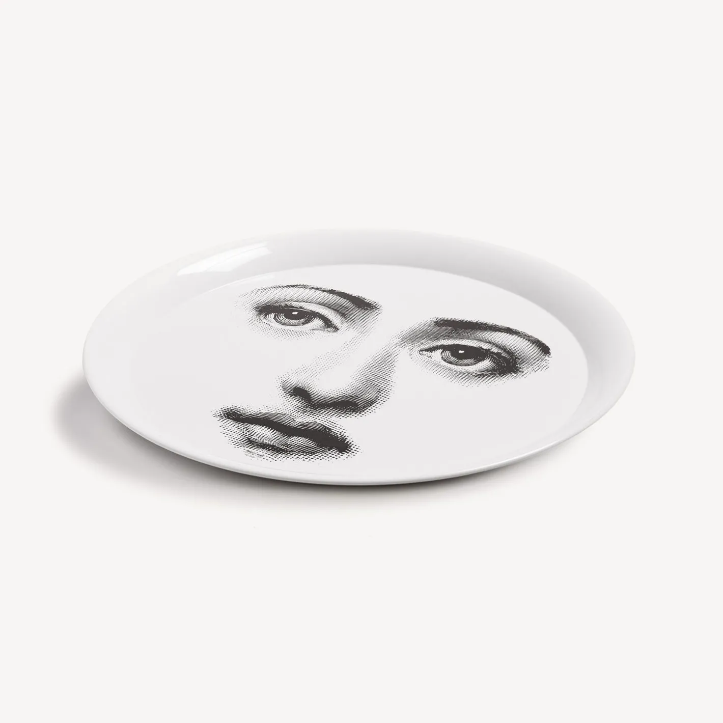 Fornasetti Vassoi E Pliants Decorativi^Vassoio Tema E Variazioni N.6 Bianco Nero