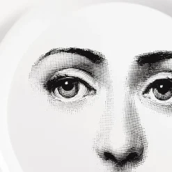 Fornasetti Vassoi E Pliants Decorativi^Vassoio Tema E Variazioni N.6 Bianco Nero