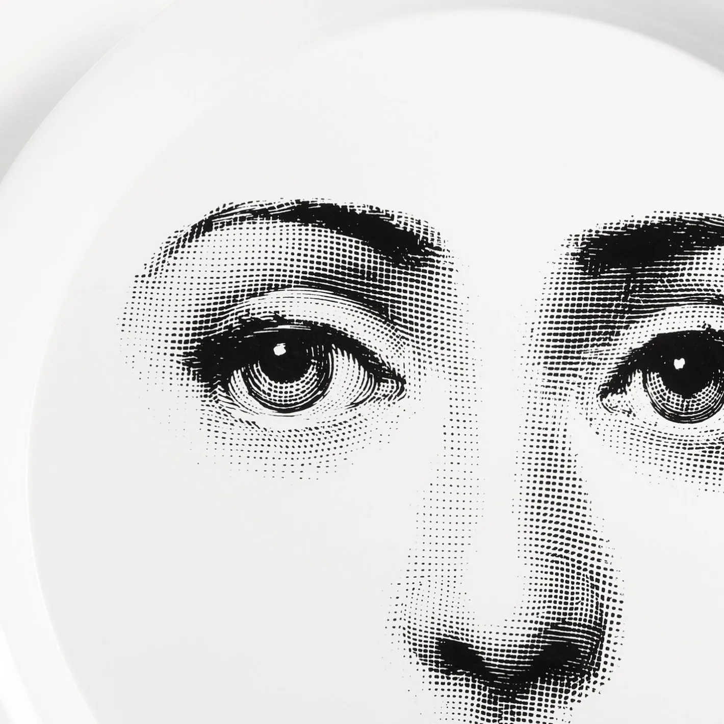 Fornasetti Vassoi E Pliants Decorativi^Vassoio Tema E Variazioni N.6 Bianco Nero