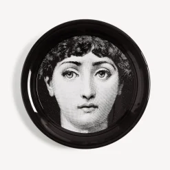 Fornasetti Vassoi E Pliants Decorativi^Vassoio Tema E Variazioni N.1 Bianco Nero