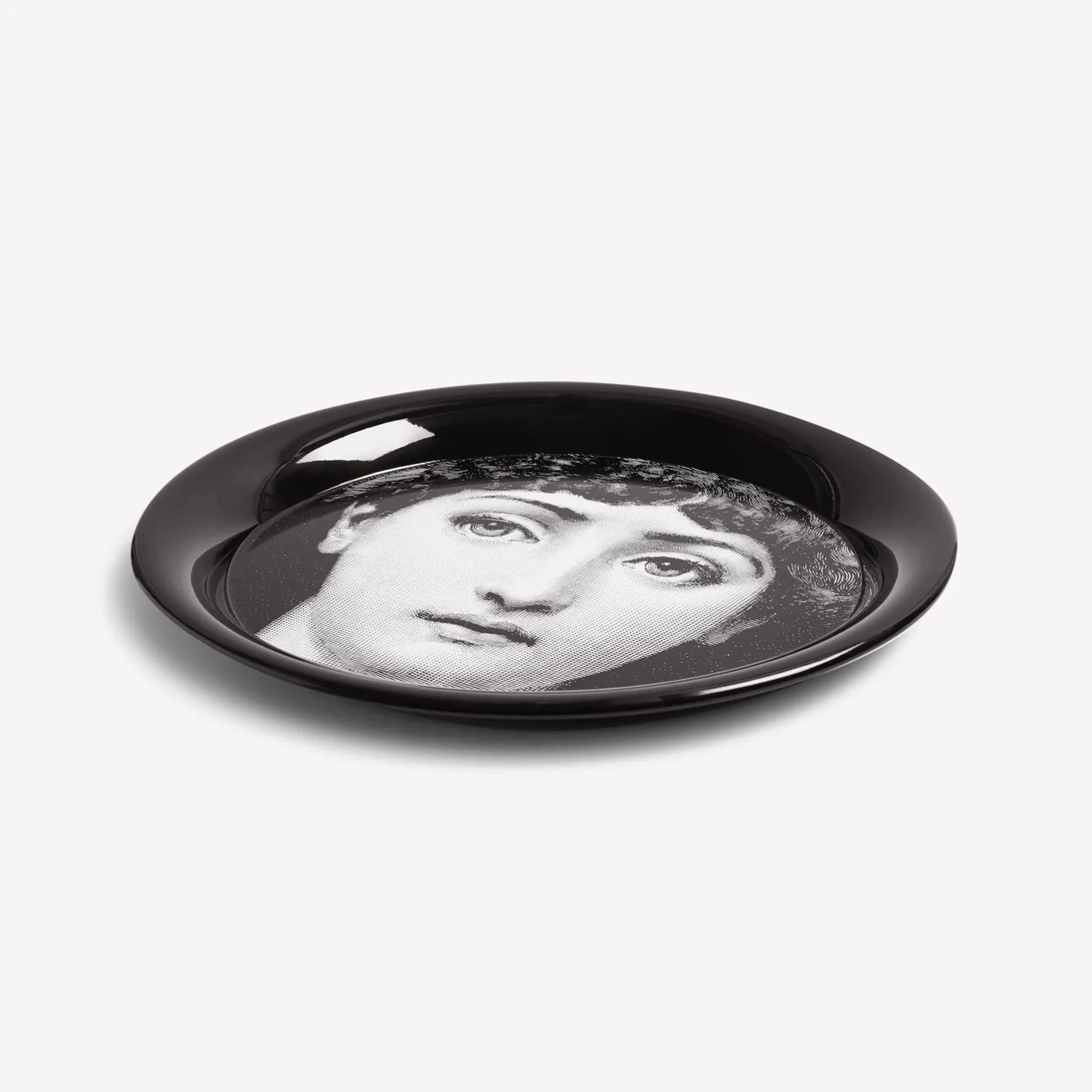 Fornasetti Vassoi E Pliants Decorativi^Vassoio Tema E Variazioni N.1 Bianco Nero