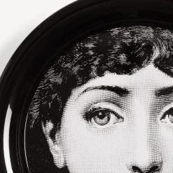 Fornasetti Vassoi E Pliants Decorativi^Vassoio Tema E Variazioni N.1 Bianco Nero